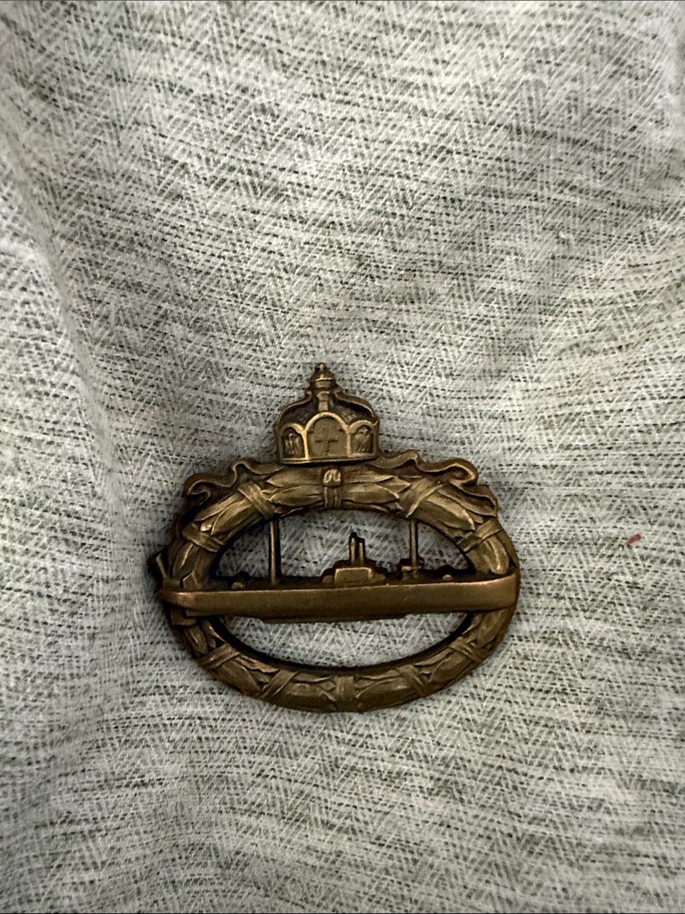 WWI German Imperial U-Boat Badge by Walter Schott